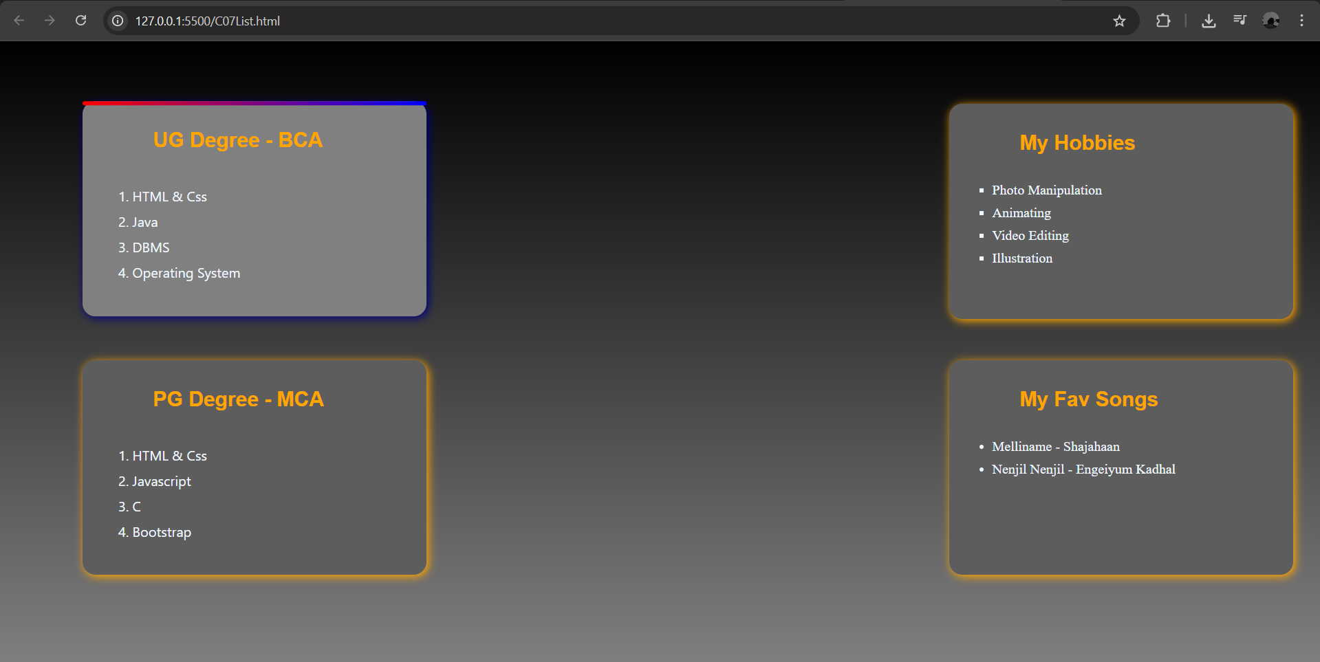 Creative Branding Project