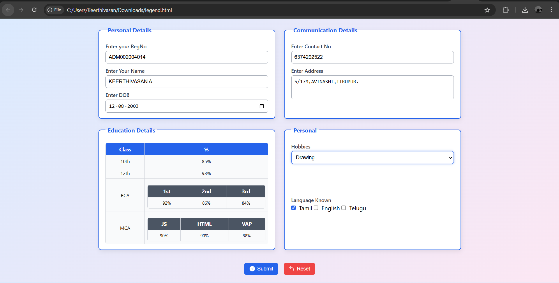 UI/UX Design Showcase